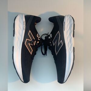 New Balance 520 Black and White Fresh Foam Sneakers